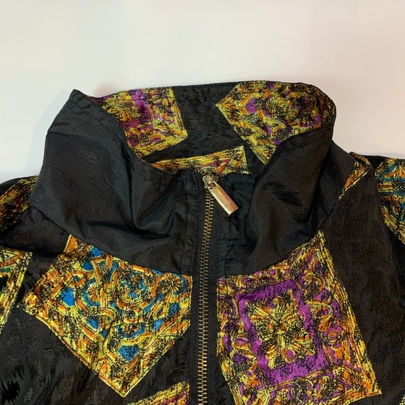 Vintage 90’s Cheetah Animal Print Neon Windbreaker - Picture 4 of 8